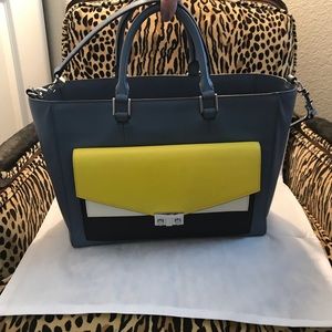 Tory Burch T-T colorblock tote